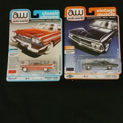 Auto world vintage muscle classic Chrome