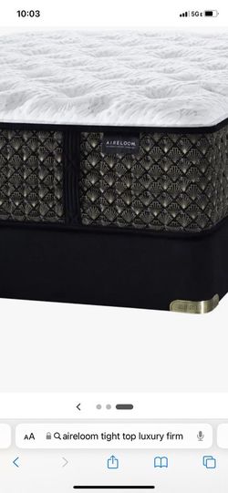 Mattresss aireloom firm king size brand new