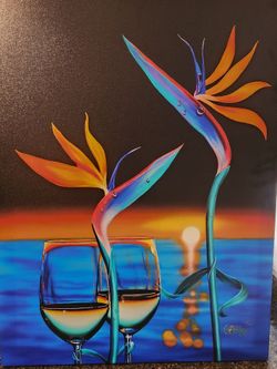Michael Godard "Two Birds in Paradise"