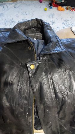 men's Genuine leather jacket