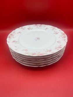 Antique Haviland Limoges 10” Scalloped Dinner Plates - Set of 6