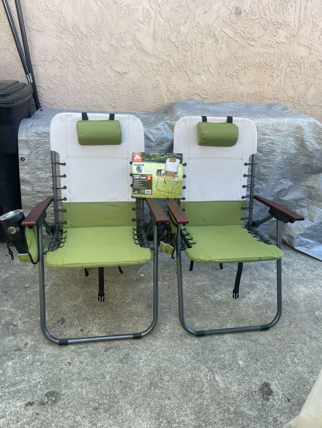 Ozark Trail Adult Bungee Backpack Chair - Moss Green