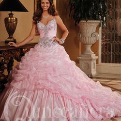 Pink Quinceanera dress
