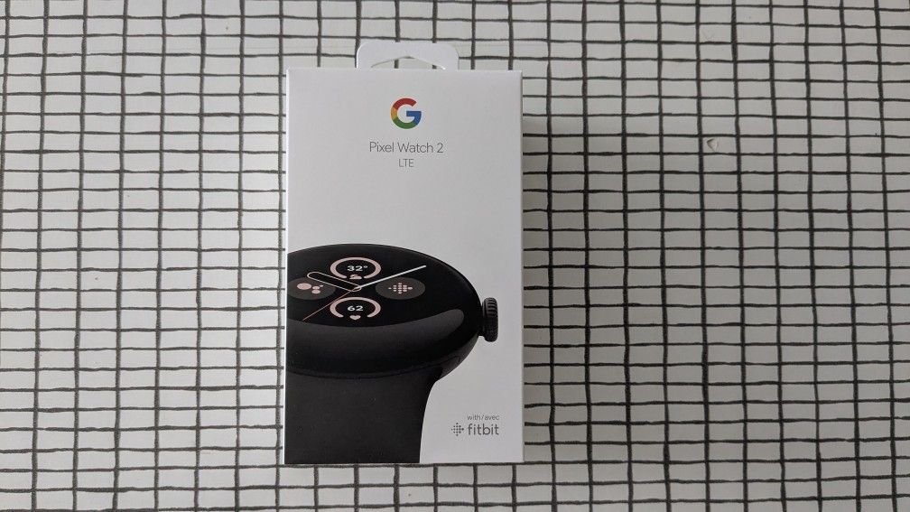 Google Pixel Watch 2 Matte Black Aluminum Case / Obsidian