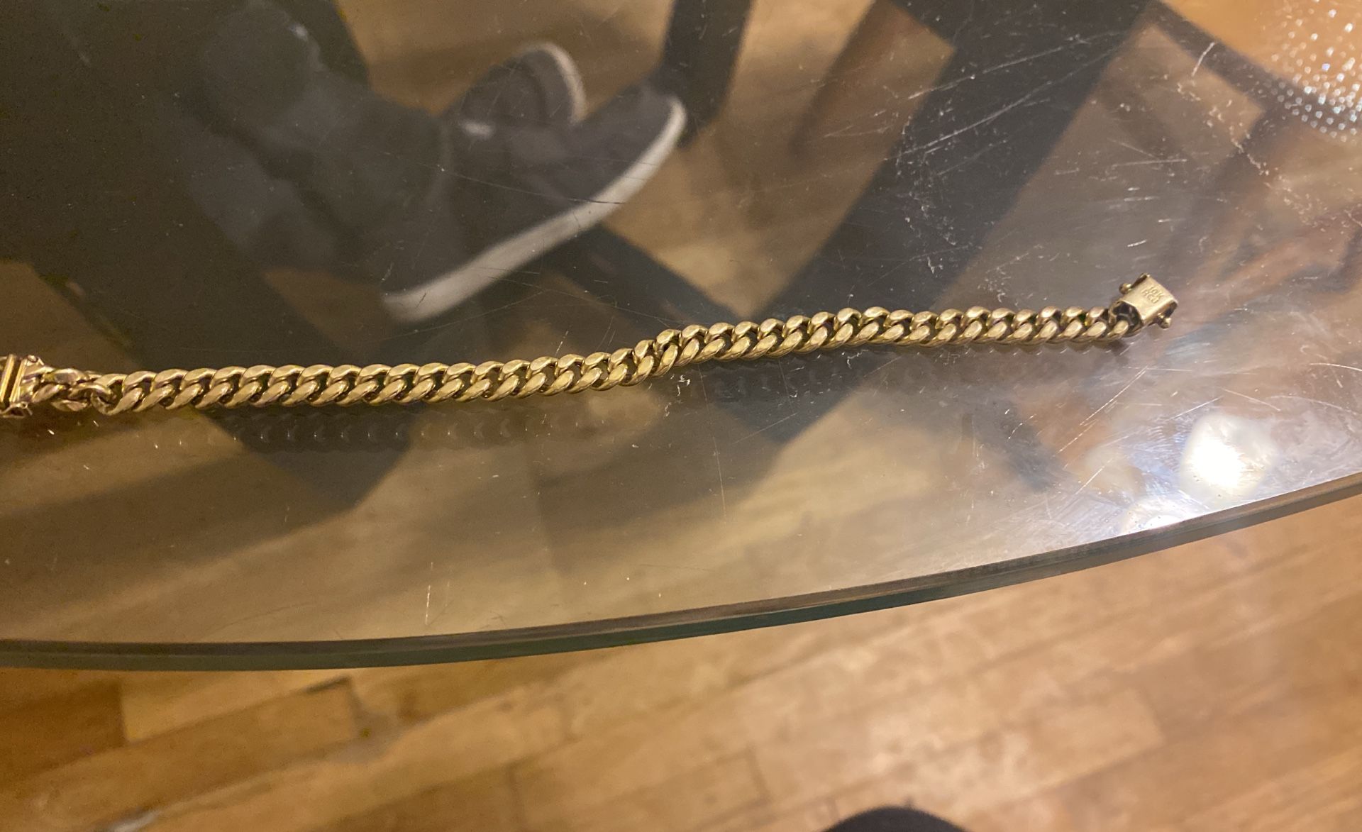 gold bracelet cuban 10k