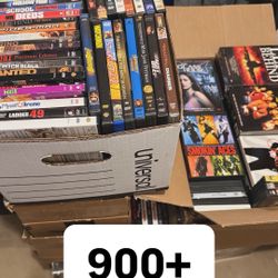 DVD Lot 912 Very Good Condition Good Selection Some Blue Ray And Box Sets