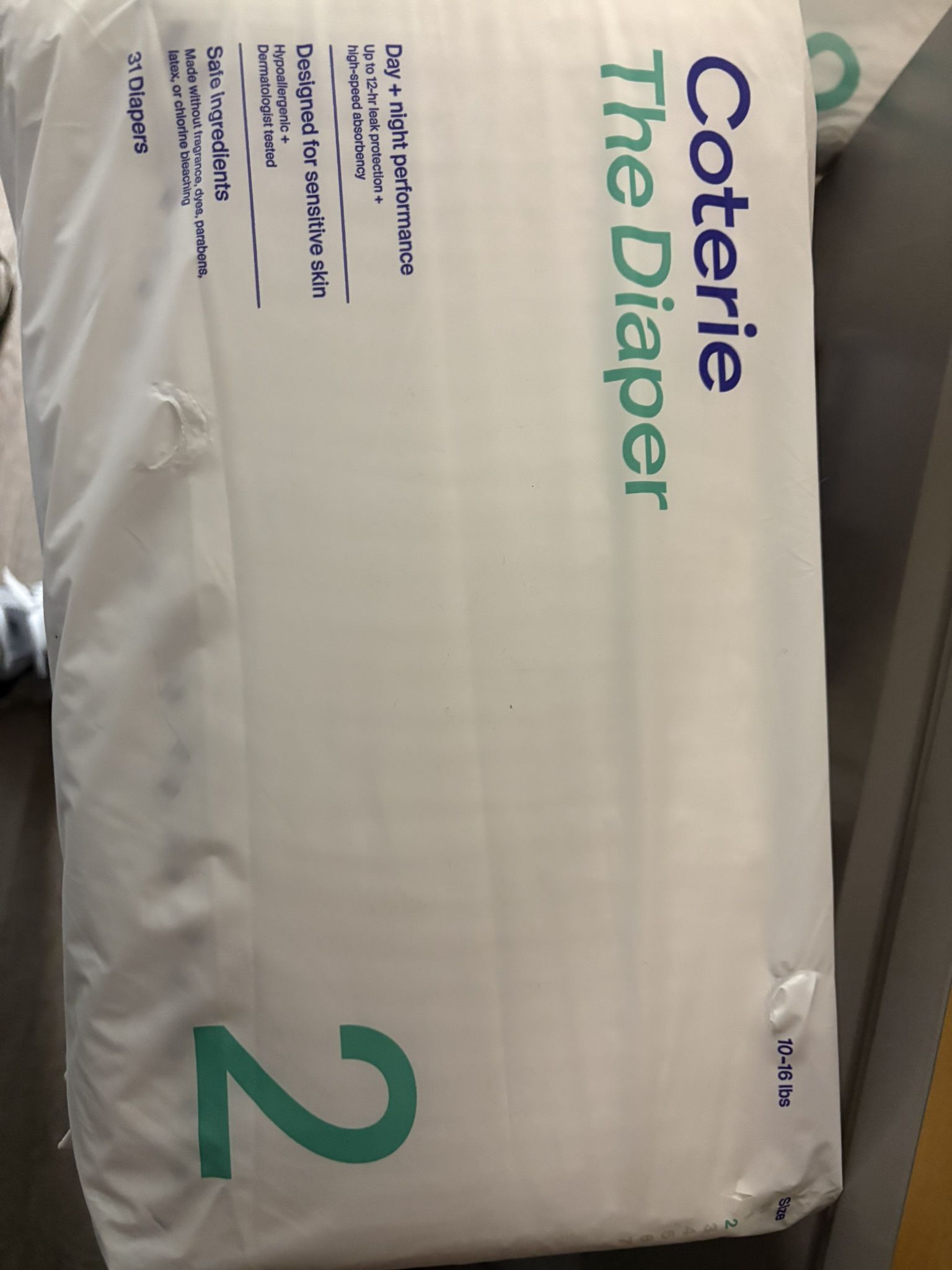 Coterie Diapers Size 2
