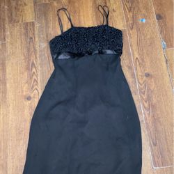 Black Adult Full Length Dress Size 7/8