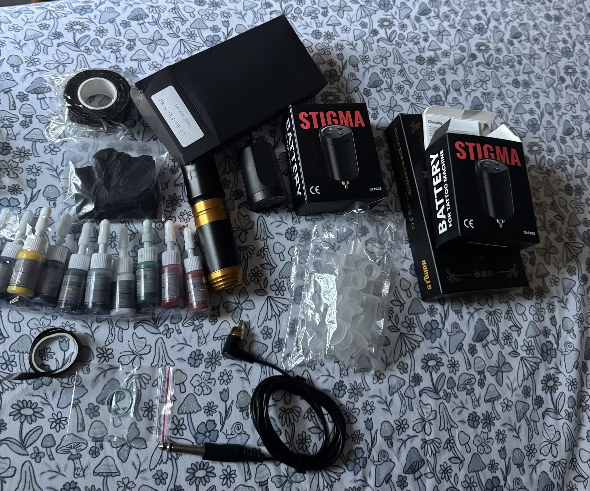 STIGMA Cordless Tattoo Gun Tattoo Kit Complete with Pro Tattoo Pen
