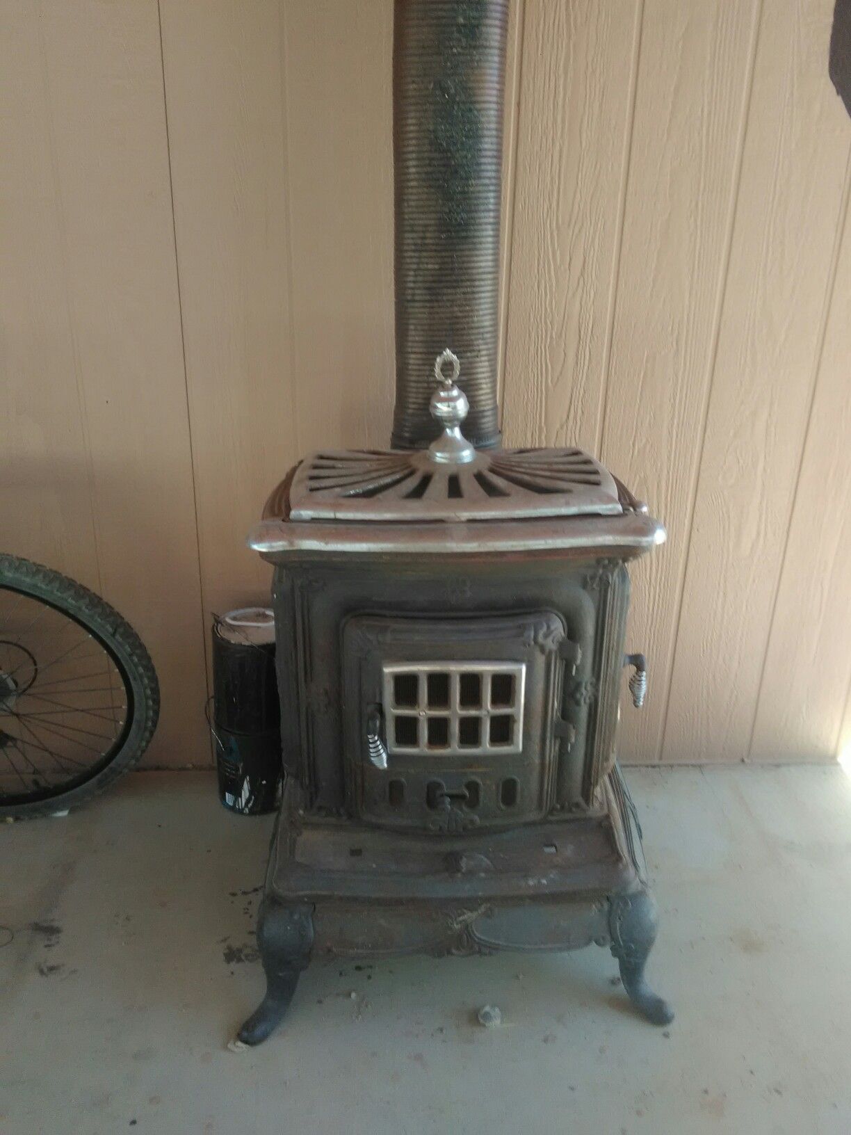 Wood burning stove fireplace