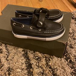 Nautica Boat/Casual Shoes: Navy blue/black