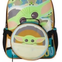 The Children's Place Boys Baby Yoda Graphic Backpack And Lunch Box 2-Piece Set |