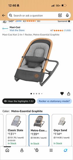 Maxi cosí 2in1 baby rocker