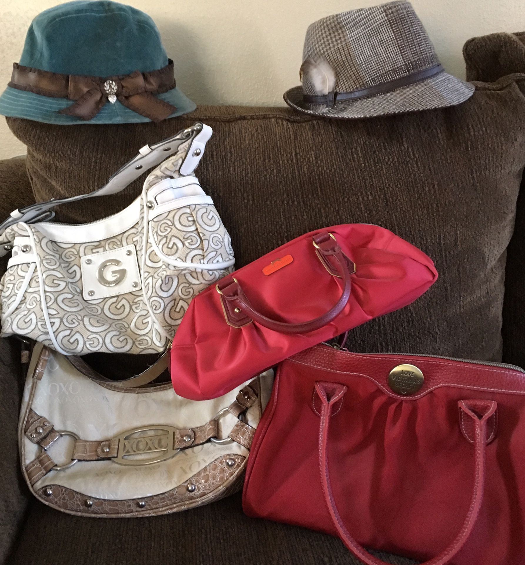 Purses and hats