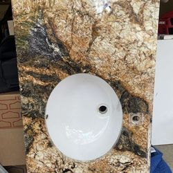 FREE Granite Bathroom Vanity & Sink
