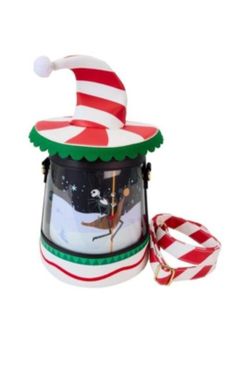 LOUNGEFLY DISNEY NIGHTMARE BEFORE CHRISTMAS CAROUSEL   NEW WITH TAGS 