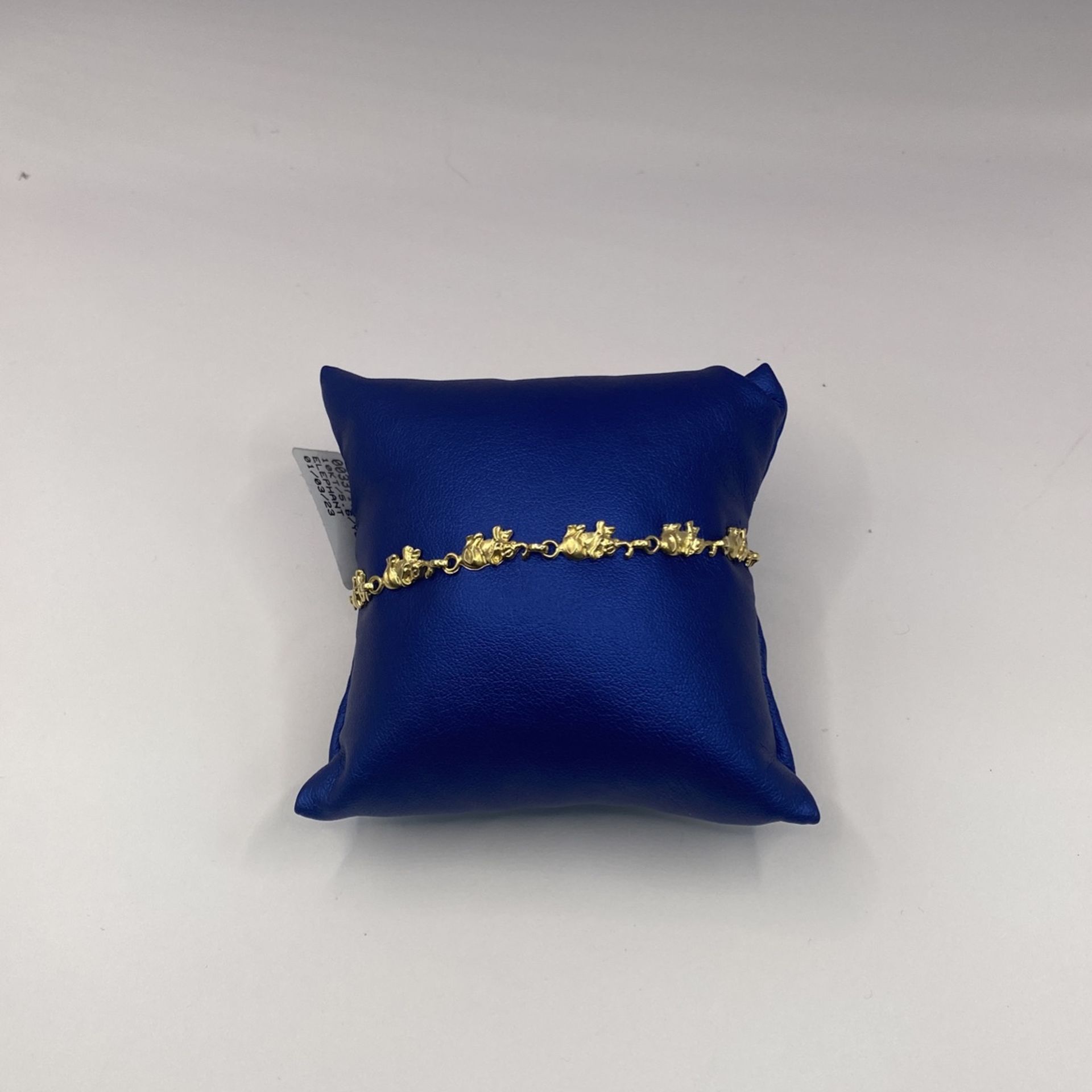 10KT Gold Elephant Bracelet 