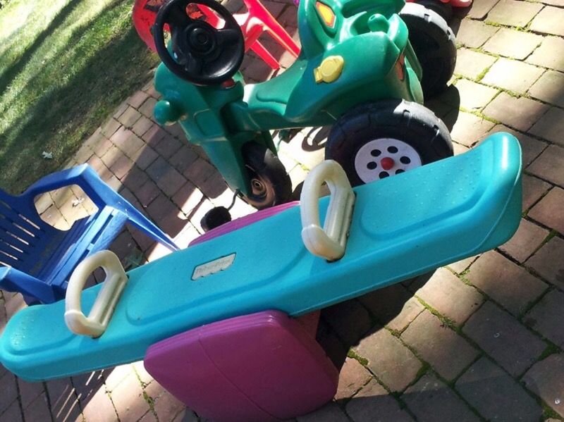 Fisher Price seesaw.