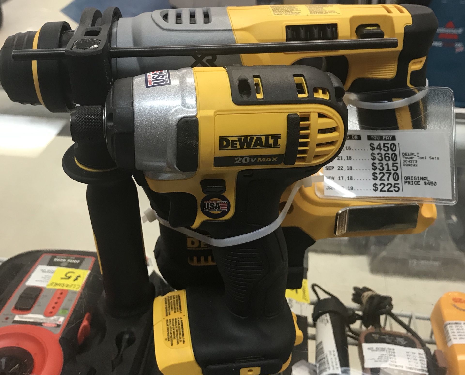 DEWALT 20v power tool set