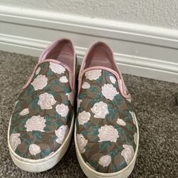 COACH Slip On Floral Shoes