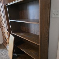 Book Shelf W/ Glass Doors