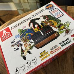 Atari Flashback X Deluxe Retro Console 120 Built-in Games - 2 Wired Controllers