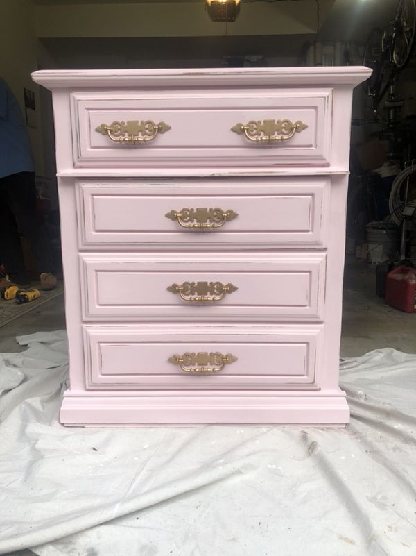 Antique Light Pink Dresser For Sale In Tualatin Or Offerup