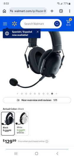 New  Razer blackshark v2 Wireless gaming deal deal. $40