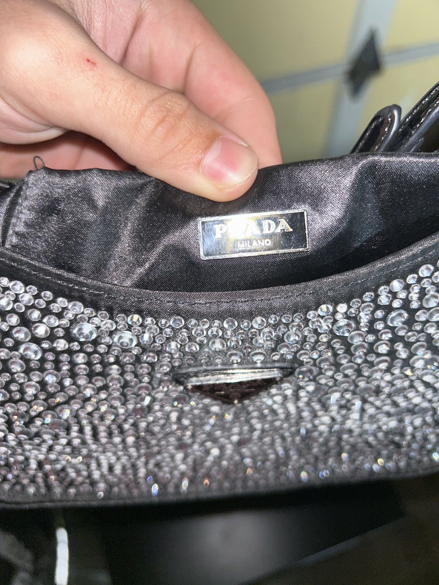 Prada Re-Edition 2000 Crystal Bag – Authentic, Good Condition