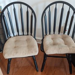 Wooden dining chairs