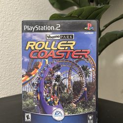 Theme Park Roller Coaster for PlayStation 2 CIB PS2