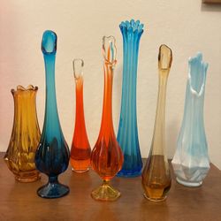 Lot Of Vintage Mid Century Swung Vases