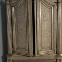 solid Wood From Devia Furniture Ardmoire And Dresser With Marble Top