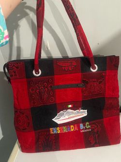 Large Ensenada Mexico bag with zipper