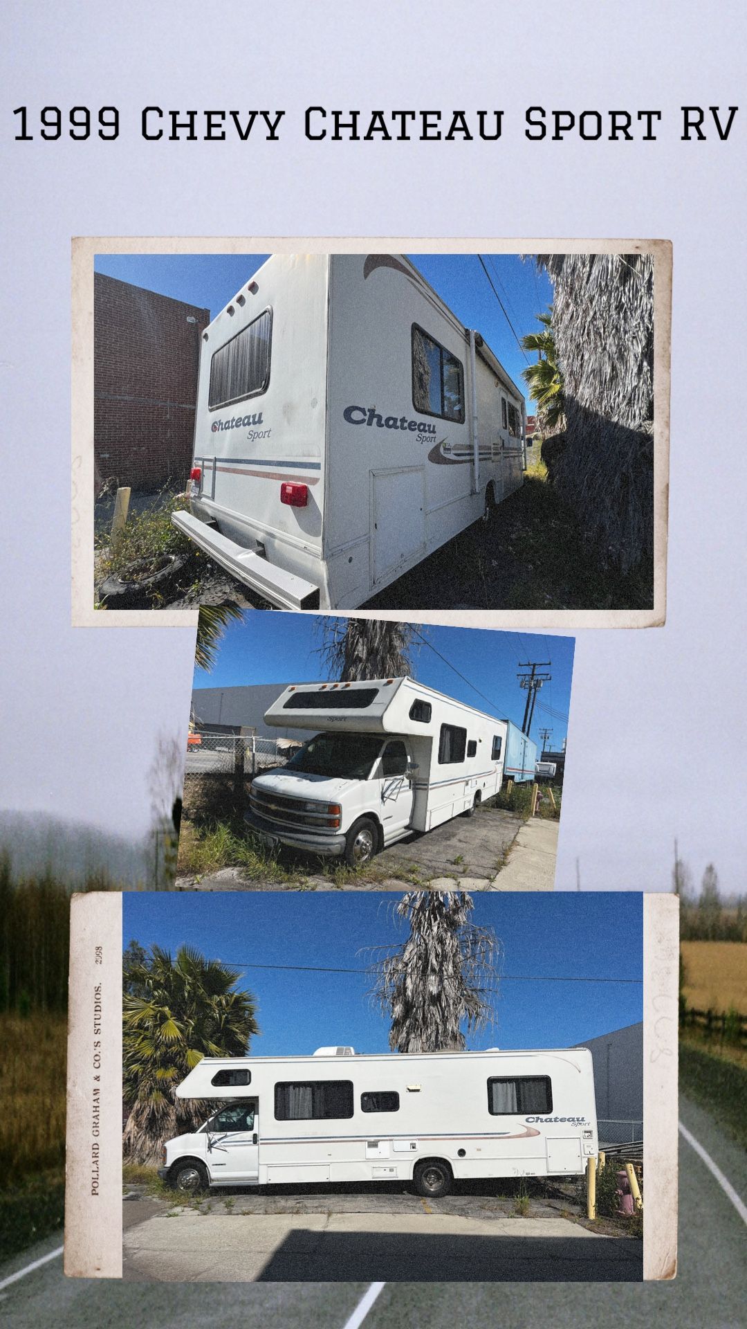 For Sale: 1999 Chevy Chateau Sport RV – $12,800 OBO