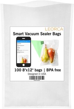 Smart vacuum sealer bags - 50 Pack