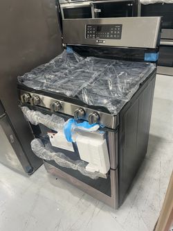 Brand New GE Profile Double Oven Gas Range