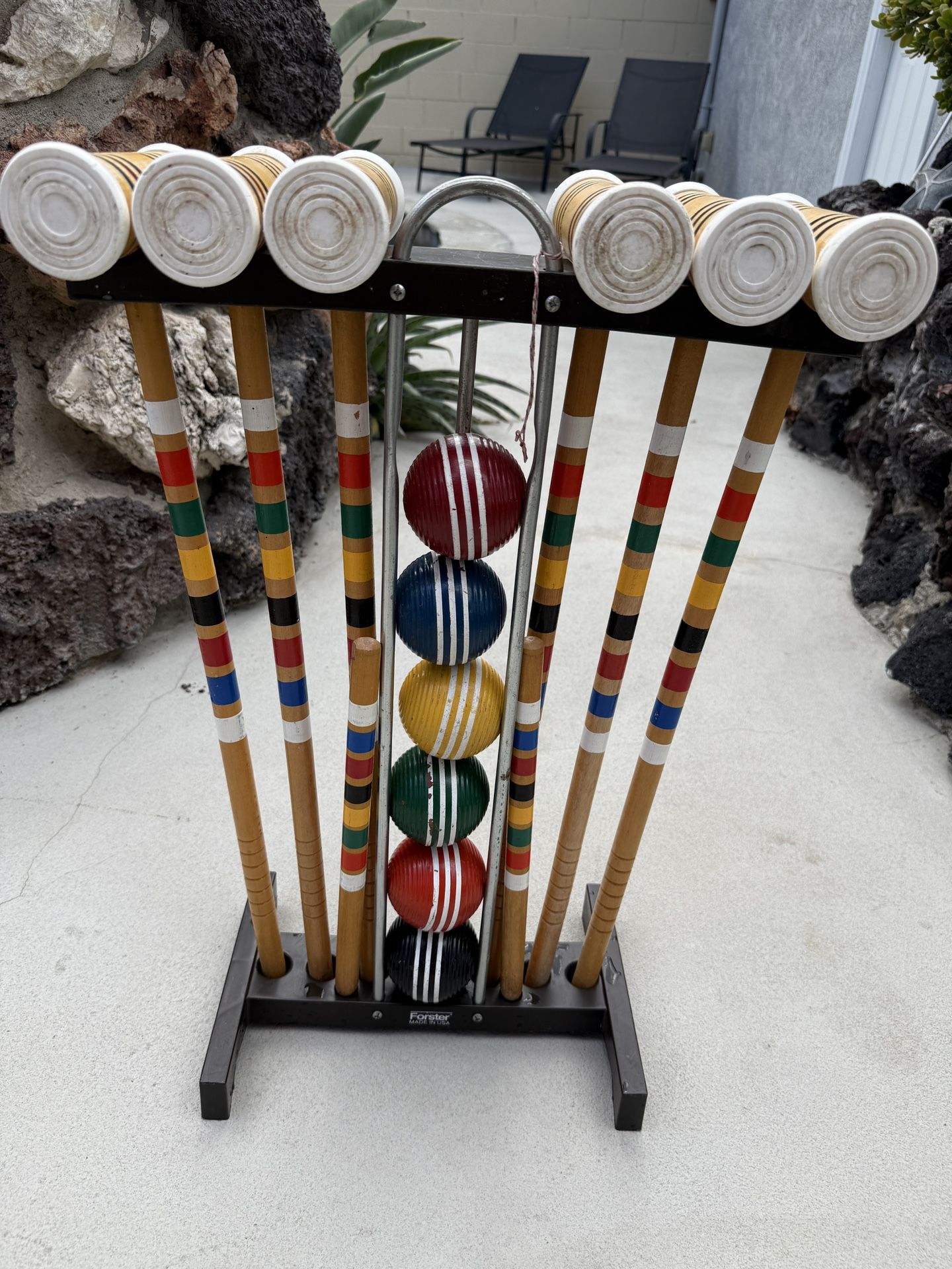 Vintage Croquet Set