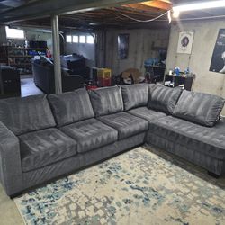Ashley Charcoal Gray 2 piece Sectional