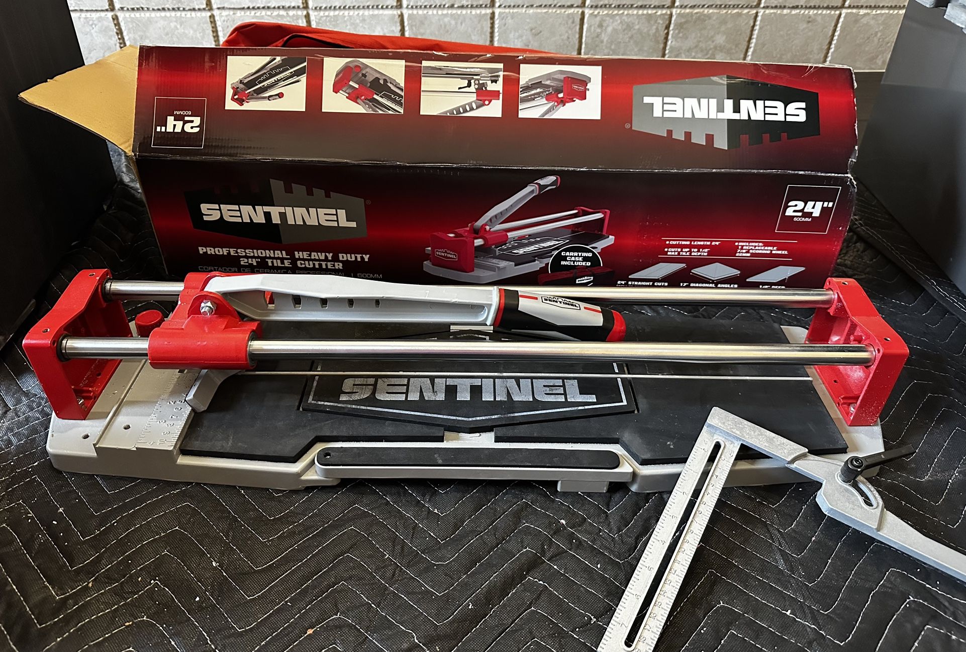 Sentinel 24in. Tile Cutter With Bag and Box. for Sale in San Tan Valley AZ OfferUp