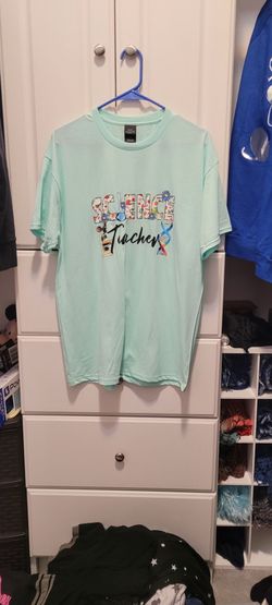 Science Teacher Blue Tshirt