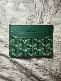 Green Goyard Cardholder Wallet