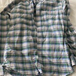 Polo Long Sleeve Button Up Shirt- Sz. M