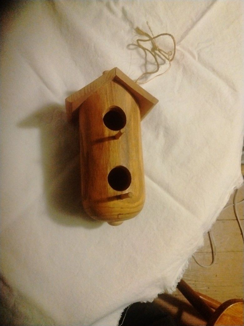 Solid Wood Birdhouse