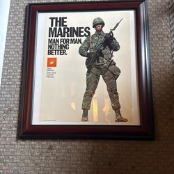 Military Framed Art Marines