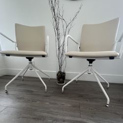Chair With Arms - Brand: Actiu / Set Of Two
