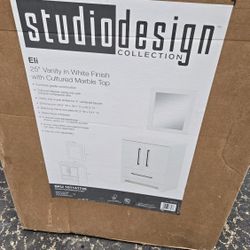 New In The Box Studio Design Vanity Cabinet 