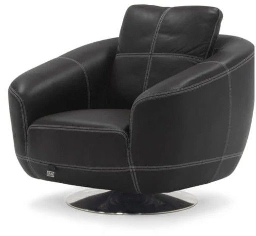Zuri Black Swivel Chair