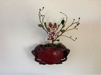 Flower Vase - Wall Hanger - Crab Design