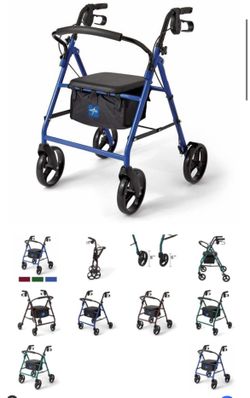 Medline Guardian Basic Steel Rollator Walker